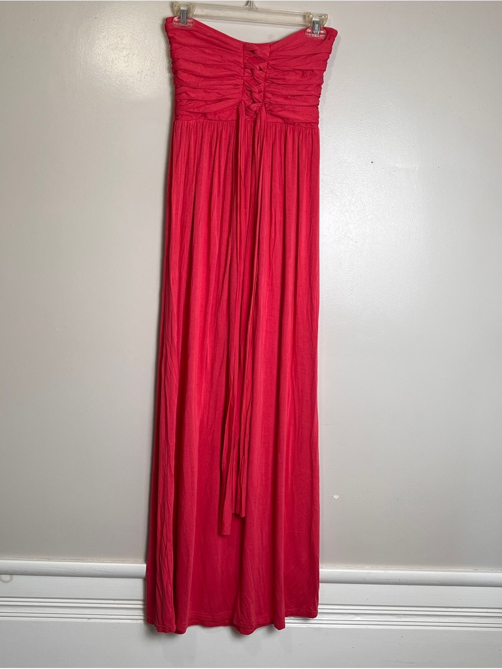 Catwalk Studio Pink Strapless Maxi Dress Size Small, EUC